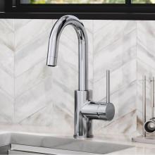 Kraus KPF-2600CH - Oletto™ Single Handle Kitchen Bar Faucet with QuickDock™ Top Mount Installation Assembly Assem
