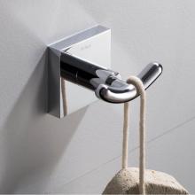 Kraus KEA-17702CH - Ventus™ Bathroom Robe and Towel Double Hook, Chrome Finish