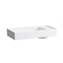 Kartell By Laufen H8123320001121 - Kartell by Laufen Washbasin bowl with tapbank, with special hidden outlet (750x350mm)