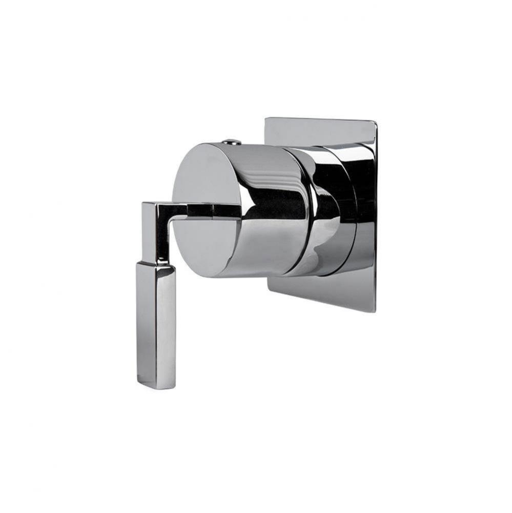 TRIM ONLY - Stop valve GPM 12 (43.5 PSI) with square back plate and lever handle 1/2'' a