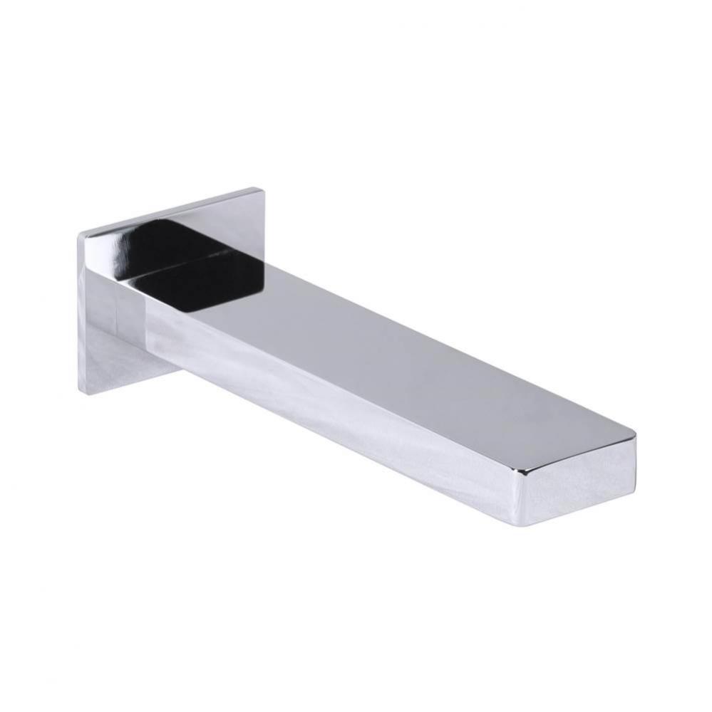 Wall mount spout for a bathtub. Mixer sold separately. Spout: 8 1/4'', H:2 3/8'&apo