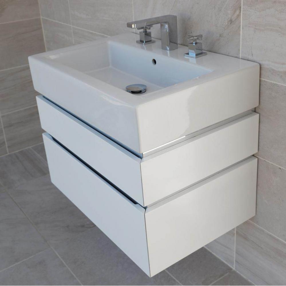 Optional metal trim for vanity AQG-W-25