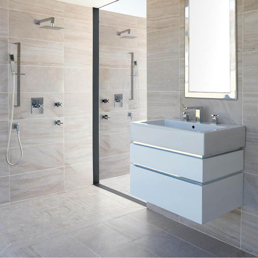 Optional metal trim for vanity AQG-W-29