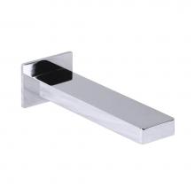 Lacava 1855.1-CR - Wall mount spout for a bathtub. Mixer sold separately. Spout: 8 1/4'', H:2 3/8'&apo