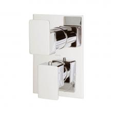 Lacava 18TH2S.L.S-A-PN - TRIM ONLY - Thermostatic Valve w/ 2 way shared diverter + OFF,  GPM 8.5 (60PSI) with rectangular b