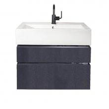 Lacava AQG-W-29-33 - Wall-mount undercounter vanity with finger pulls