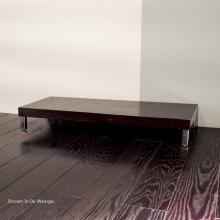 Lacava PLA-BN-40-24 - Free-standing bench with polished stainless steel legs, 39 3/8''W, 17 3/4''D,