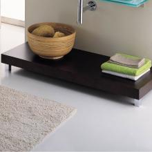 Lacava PLA-BN-48-06 - Free-standing bench with polished stainless steel legs. W: 47 3/8'', D: 17 3/4'&apo