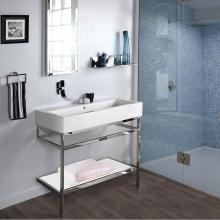 Lacava AQG-FR-40-CSS-MW - Optional solid surface shelf for metal console stand,AQG-FR-40 .W: 39 3/8'' D: 18 1/2&ap