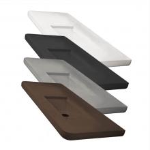 Lacava CT500-01-TER - Vanity top sink made of concrete no overflow, used with NTR-FF-50 console stand