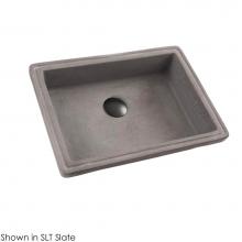 Lacava CT52UN-SLT - Vessel sink made of concrete, no overflow.