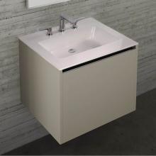 Lacava K24-01-G - Vanity top solid surface Bathroom Sink with overflow