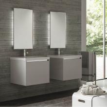 Lacava KUB-W-24-20 - Wall-mount under counter vanity with a drawer and notch in back. H261T sold separately.W:23 3/4&ap