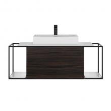 Lacava LIN-VS-48F-BPW - Metal frame  for wall-mount under-counter vanity LIN-VS-48. Sold together with the cabinet and cou