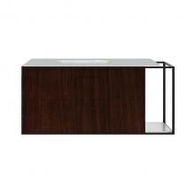 Lacava LIN-UN-48L-20 - Cabinet of wall-mount under-counter vanity LIN-UN-48L with sink on the left