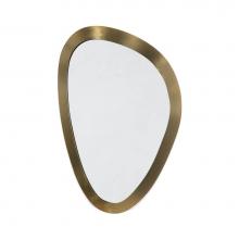 Lacava M10-BR-44 - Wall hung mirror with metal frame surround. Add on ACC4 LED lighting available. Can be mounted in