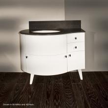 Lacava FLO-F-42L-02 - Free-standing wood base with three drawers and one door, washbasin on the left, 42''W, 2