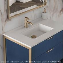 Lacava NAV-UN-30T-M - Countertop in white solid surface