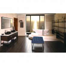 Lacava NAV-VS-72-33 - Cabinet of free standing under-counter vanity with four drawers, two bottom wood shelves and metal