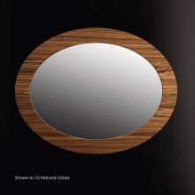 Lacava FLO-M-28-06 - Wall-mounted mirror in wood frame, W: 27 3/4'' D: 1'' H: 35 1/2