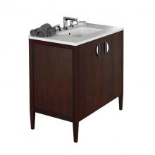 Lacava LRS-F-36A-24 - Free-standing under-counter vanity with two doors(pulls included).
