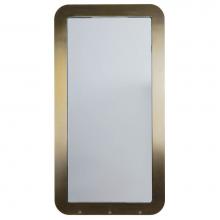Lacava ZOM-MED-C22L-07 - Wall-mount mirror, available with 7 1/2'' or 10'' in depth. Made to be used wi