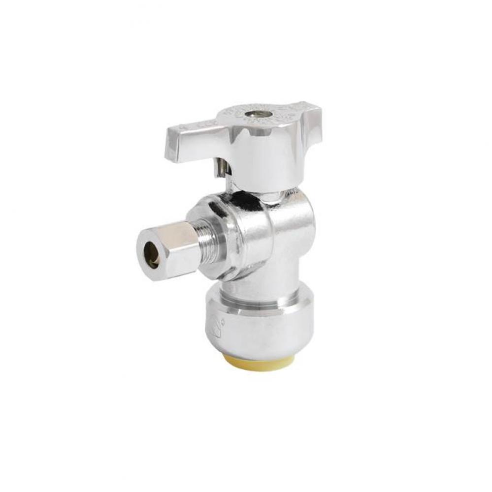 1/2'' x 3/8'' PUSH OD ANGLE STOP
