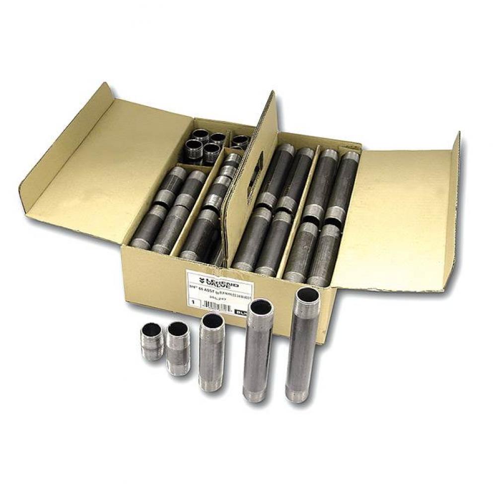 1/2'' x 66 BLACK ASSORTMENT PAK