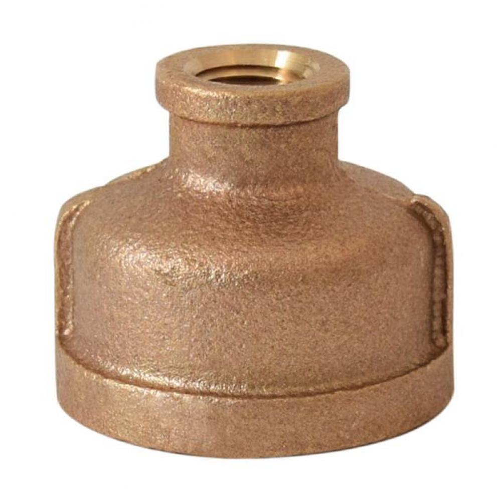 2-1/2'' x 2'' No Lead Bronze Reducing Coupling