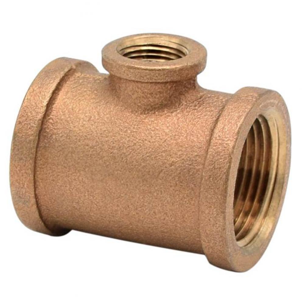 2'' x 1-1/4'' No Lead Bronze Reducing Tee