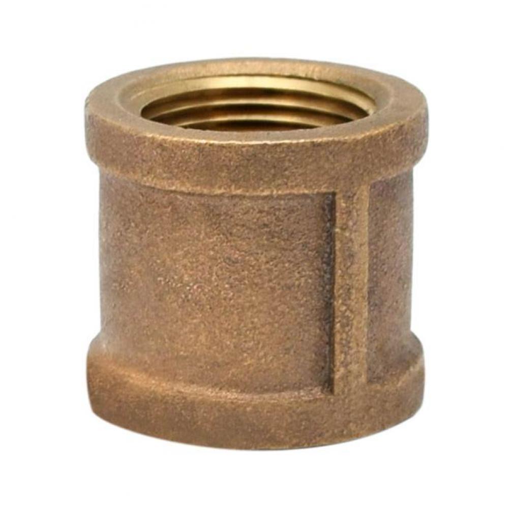 2-1/2'' No Lead Cast Bronze Coupling