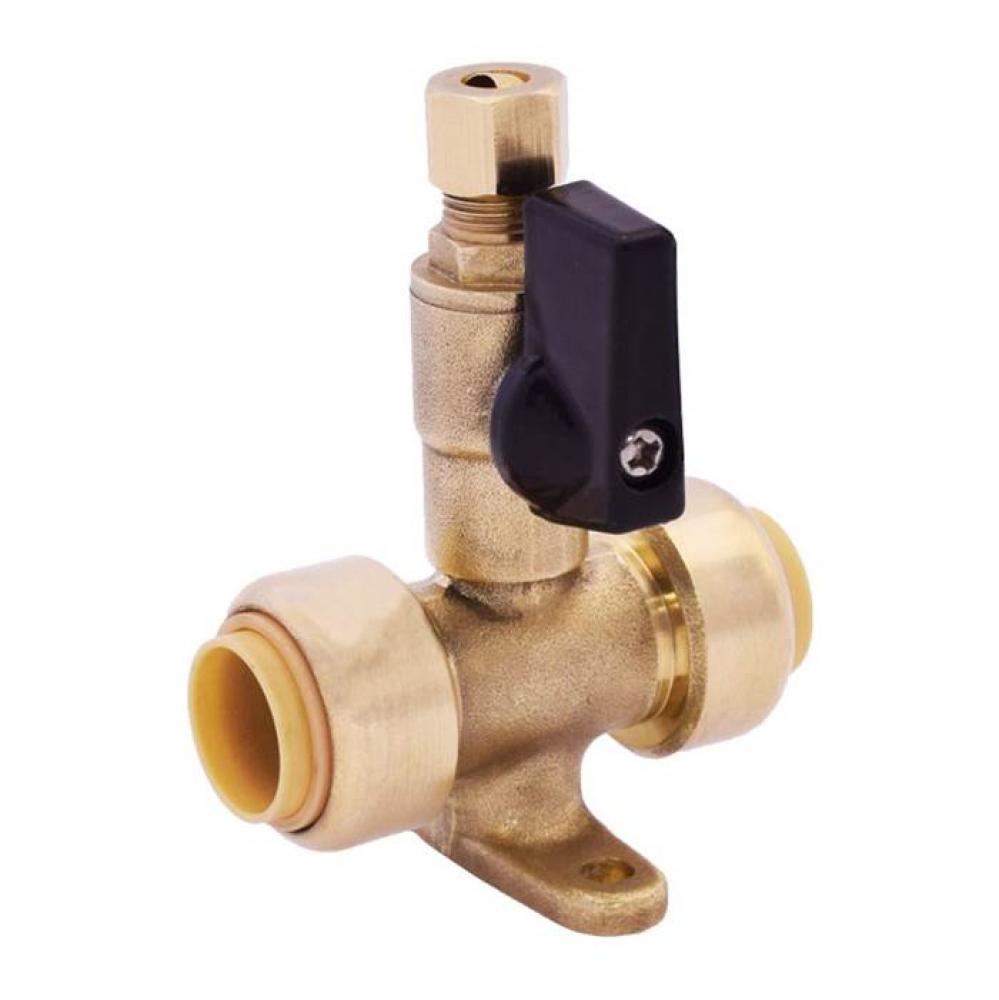 1/2 PUSH FIT x 1/4 OD D.E. TEE