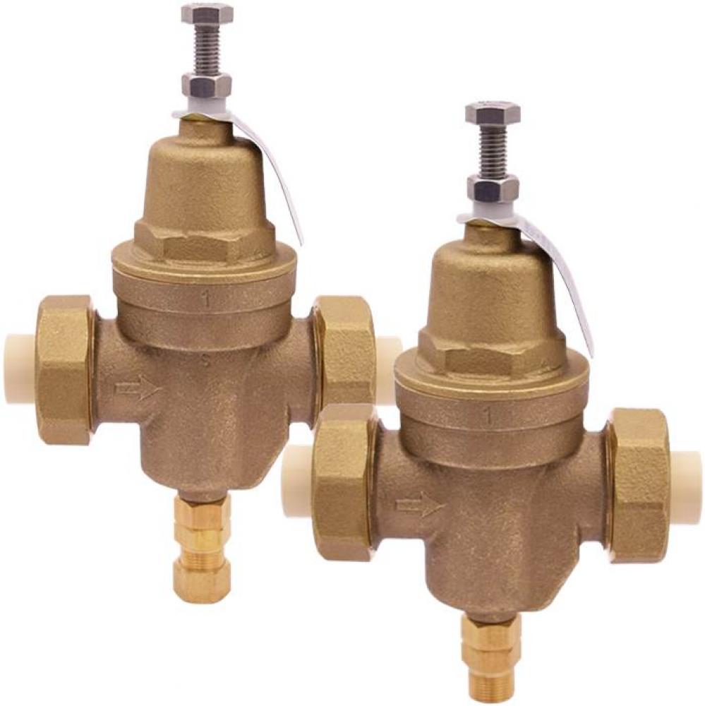 3/4'' T-6802NL No Lead Brass Pressure Reducing Valve, Brass Bonnet, 3/8'' Comp