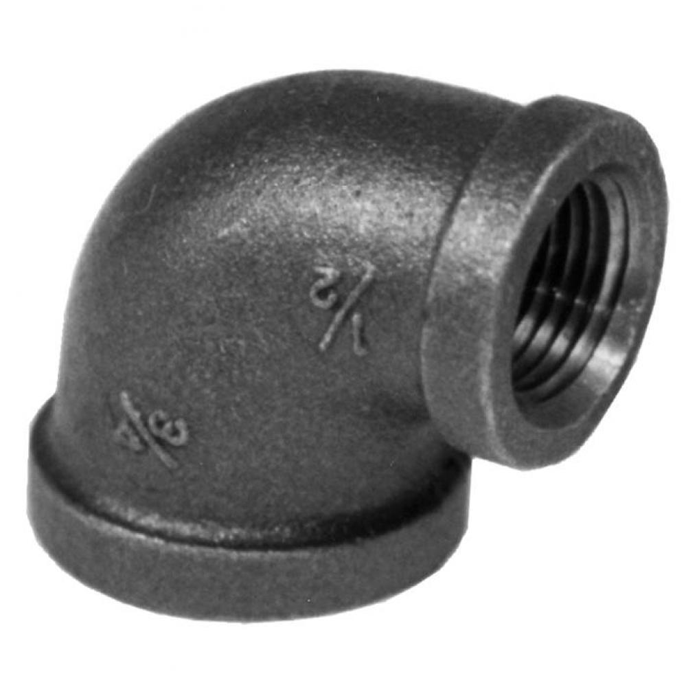 2'' X 1'' BLACK RED. ELBOW