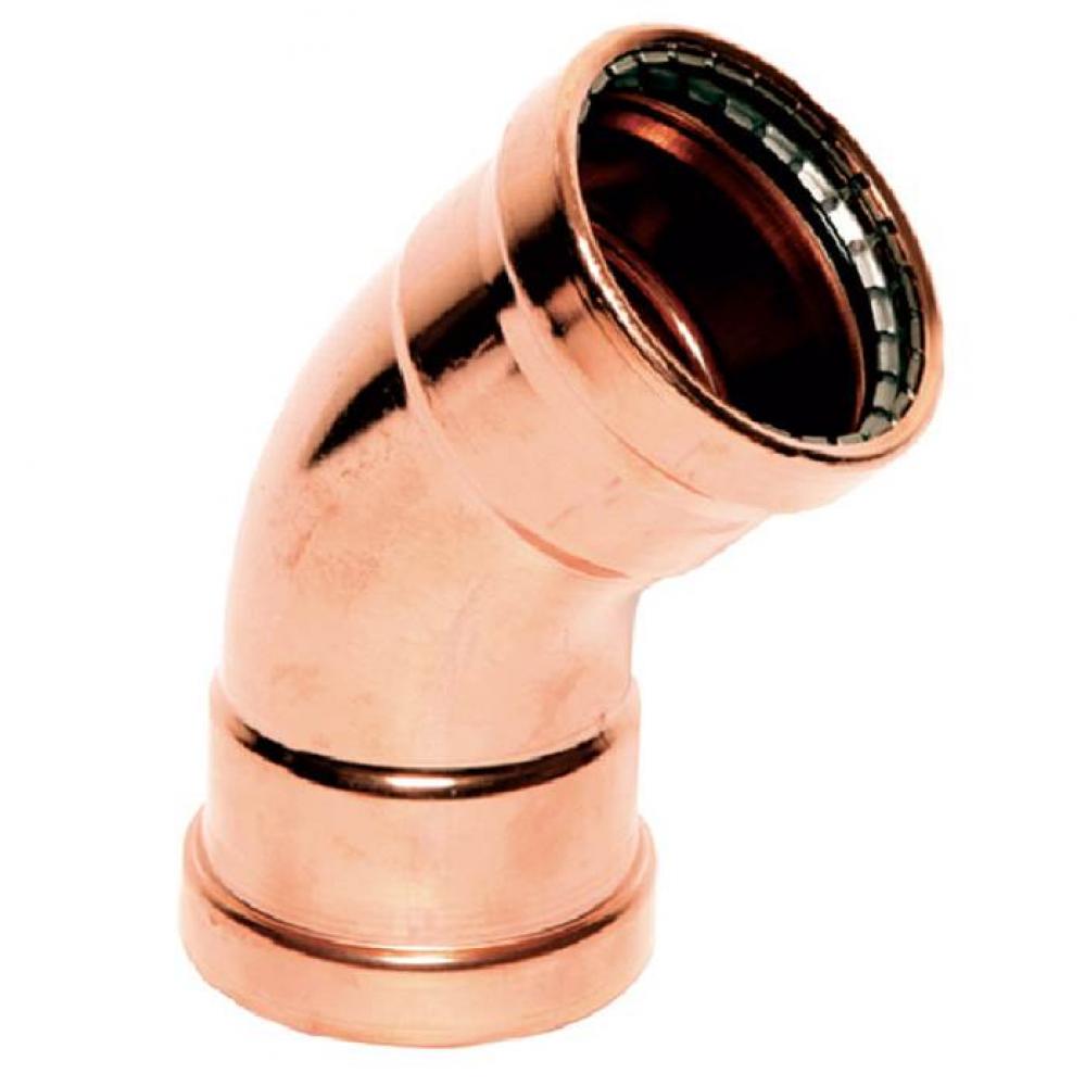 2-1/2'' COPPER PRESS 45 ELBOW