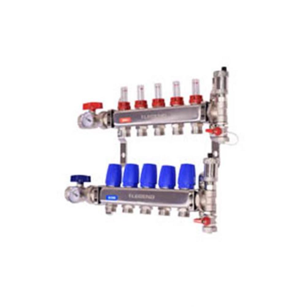 2 PORT SS MANIFOLD/ W PURGE