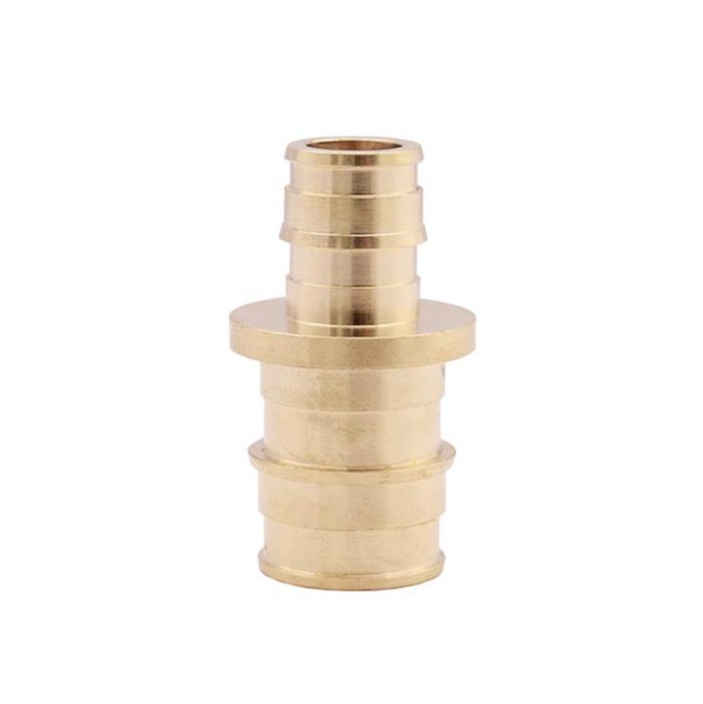 1/2'' x 3/8'' No Lead / DZR Brass F 1960 PEX Reducing Coupling