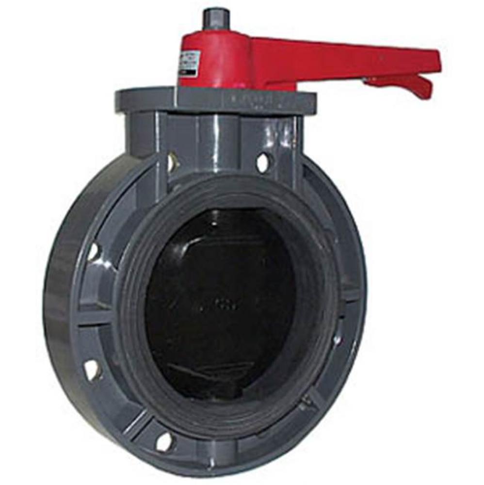 2'' S-650 PVC BUTTERFLY VALVE