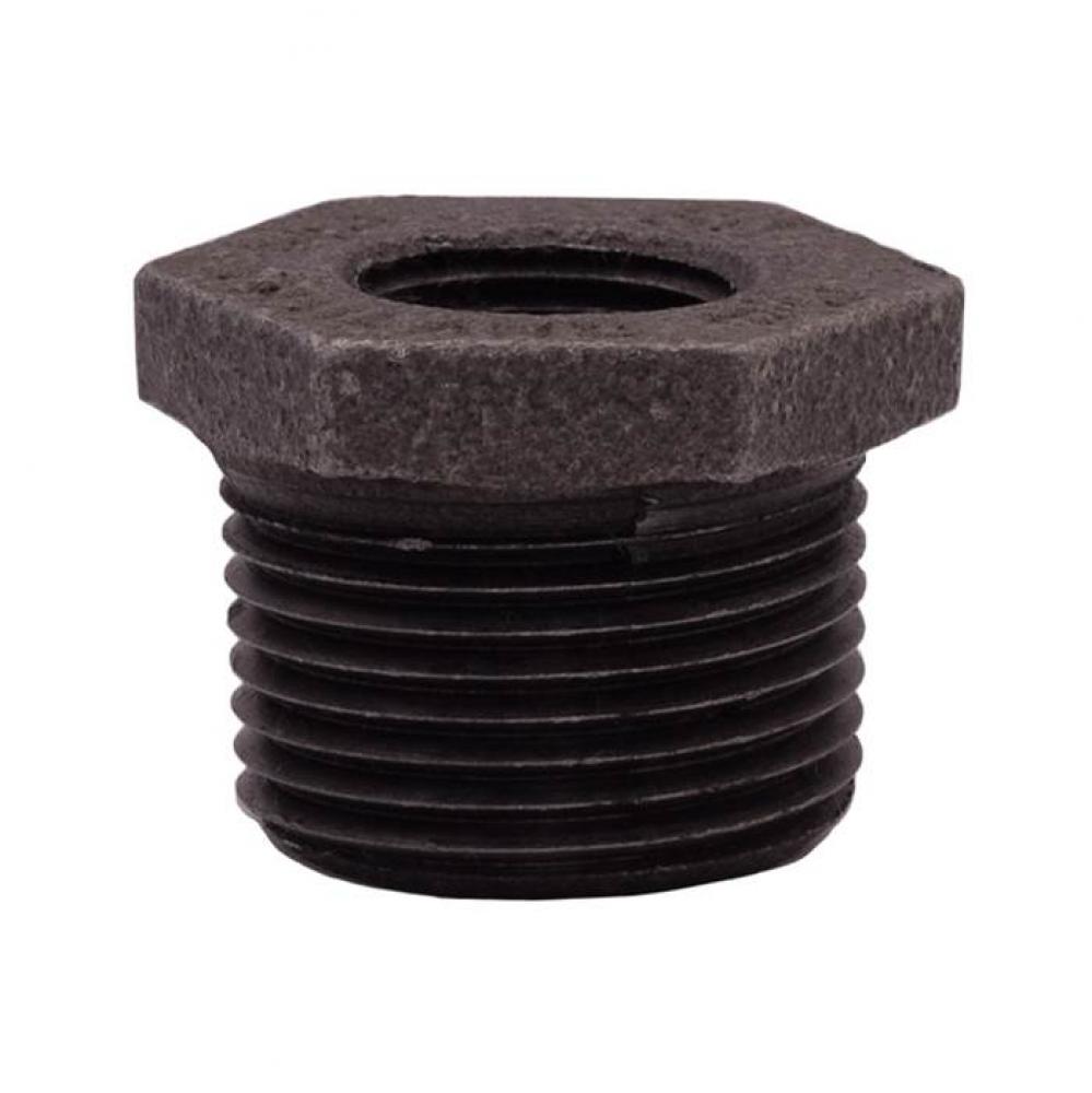 3'' X 2'' BLACK HEX BUSHING