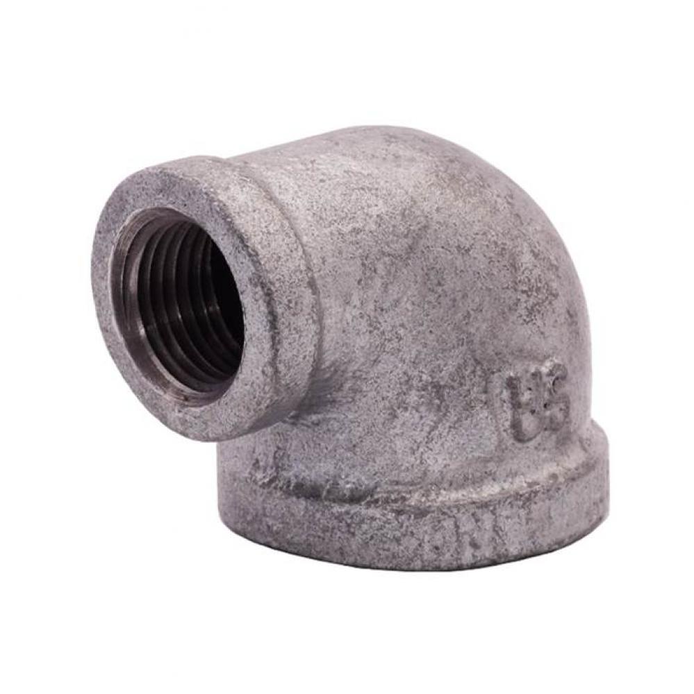 2'' x 3/4'' SA Galvanized 90 degrees Reducing Elbow FNPT x FNPT