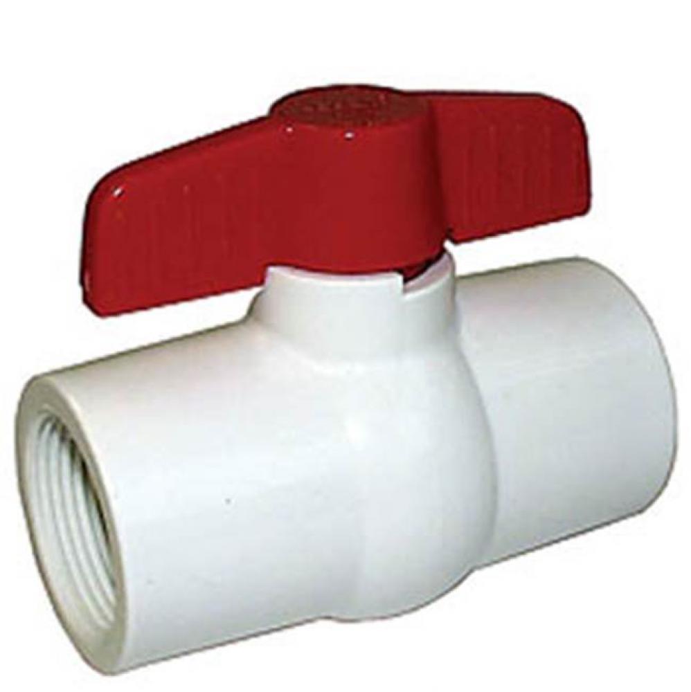 1/2'' T-600 PVC BALL VALVE-NSF