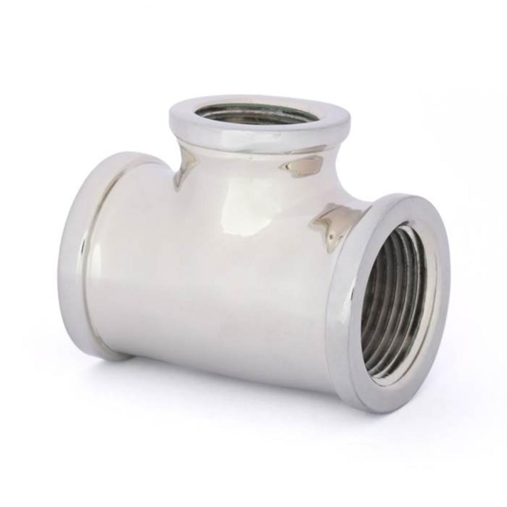 1/2'' X 3/8'' CHROME PL TEE