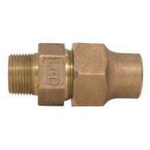 Legend Valve 313-007NL - 1-1/2'' T-4100NL No Lead Bronze Flare x MNPT Coupling