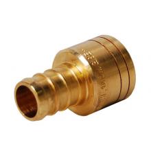 Legend Valve 460-623NL - 1/2'' x 1/2'' PEX x Sweat Adapter No Lead/ DZR Forged Brass Fitting