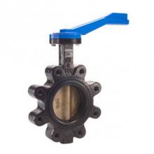 Legend Valve 116-605 - 5'' T-365AB Ductile Iron Lug Type Butterfly Valve, Aluminum Bronze Disc, 10 Position Lev