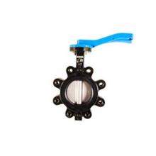 Legend Valve 116-635 - 5'' T-367SS Ductile Iron Lug Type Butterfly Valve, Stainless SteelDisc, 10 Position Leve