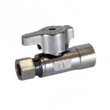 Legend Valve 114-713NL - 1/2SWTX3/8OD T596 NL CHR STOP