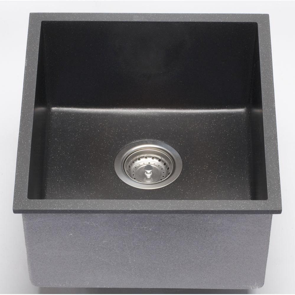 NOVAGRANITE® Composite Black Kitchen Sink 15-1/2''