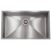Lenova PC-SS-0Ri-S1 - Undermount Single Bowl 32'' x 19'' x 10''