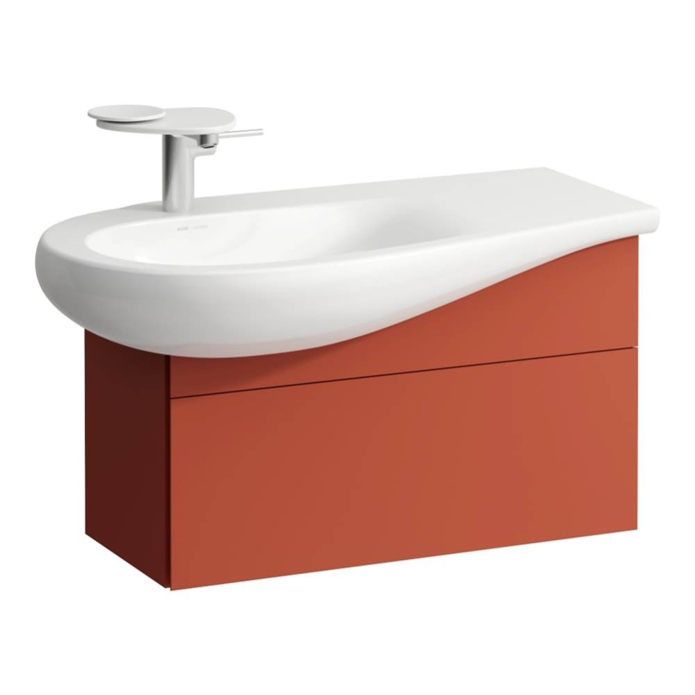 Vanity Unit 900, 1 Drawer, Siphon Cut Out Left, Matches Washbasin H814975